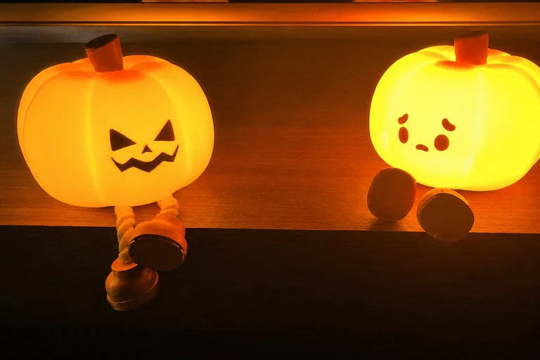 Pumpkin Night Light | Rechargeable Silicone LED Lamp